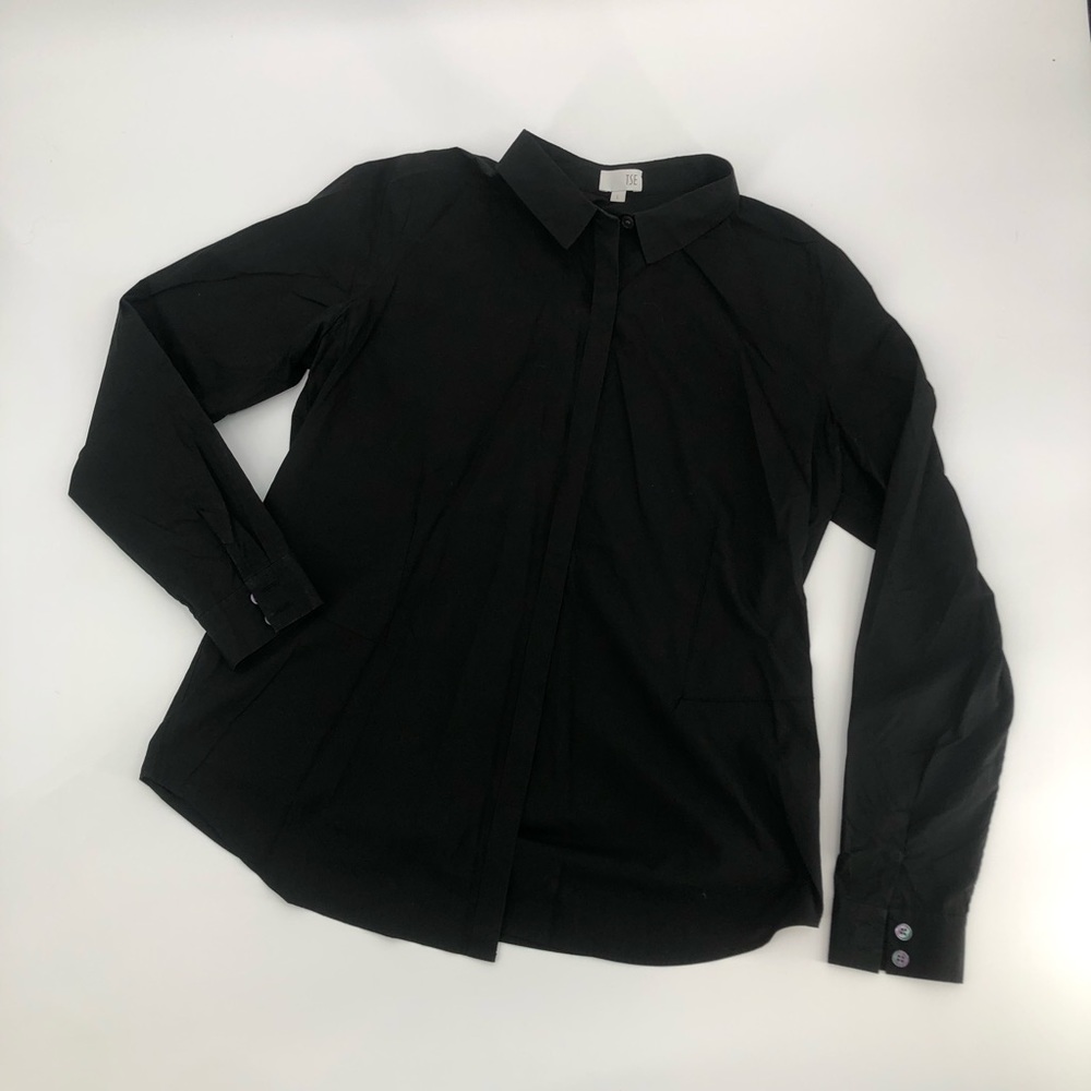 TSE Classics Button Down Top